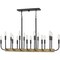 Quoizel Coda Linear Chandelier COD139MBK - alternate 1
